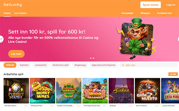 Get Lucky Casino Norge