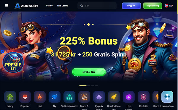 AzurSlot Casino Norge