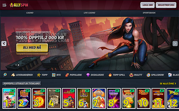 AllySpin Casino Norge