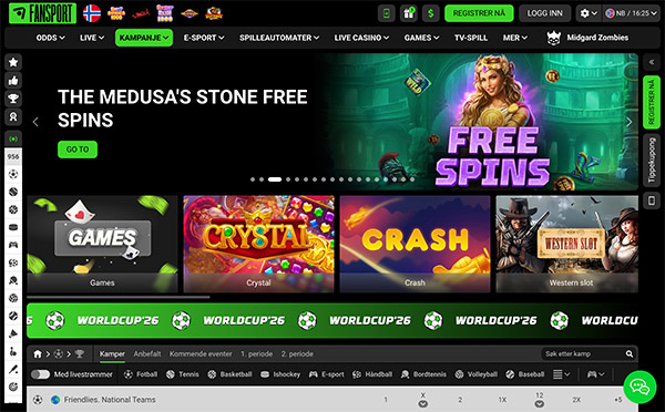 Fansport Casino Norge