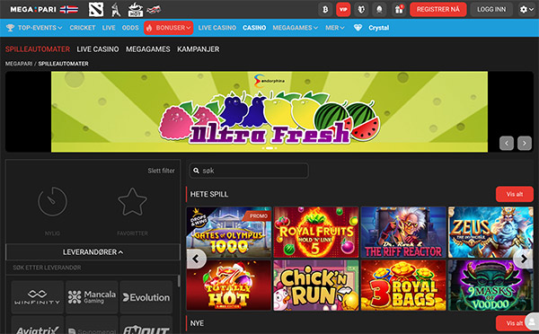 Megapari Casino Norge