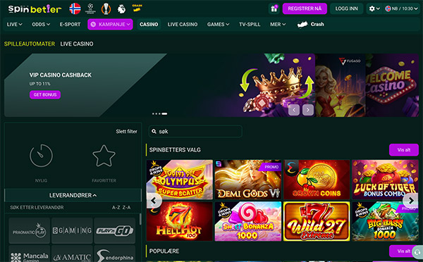 SpinBetter Casino Norge