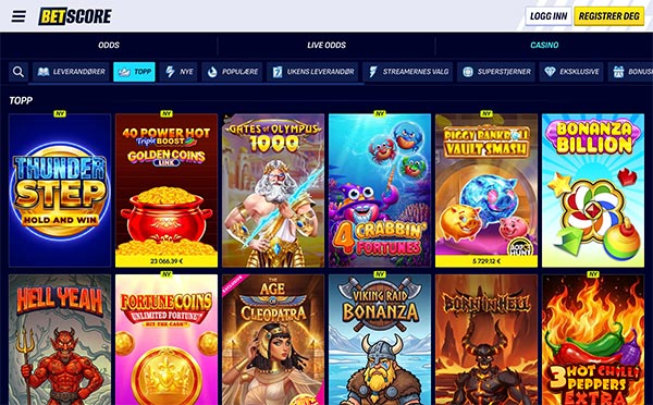 BetScore Casino Norge